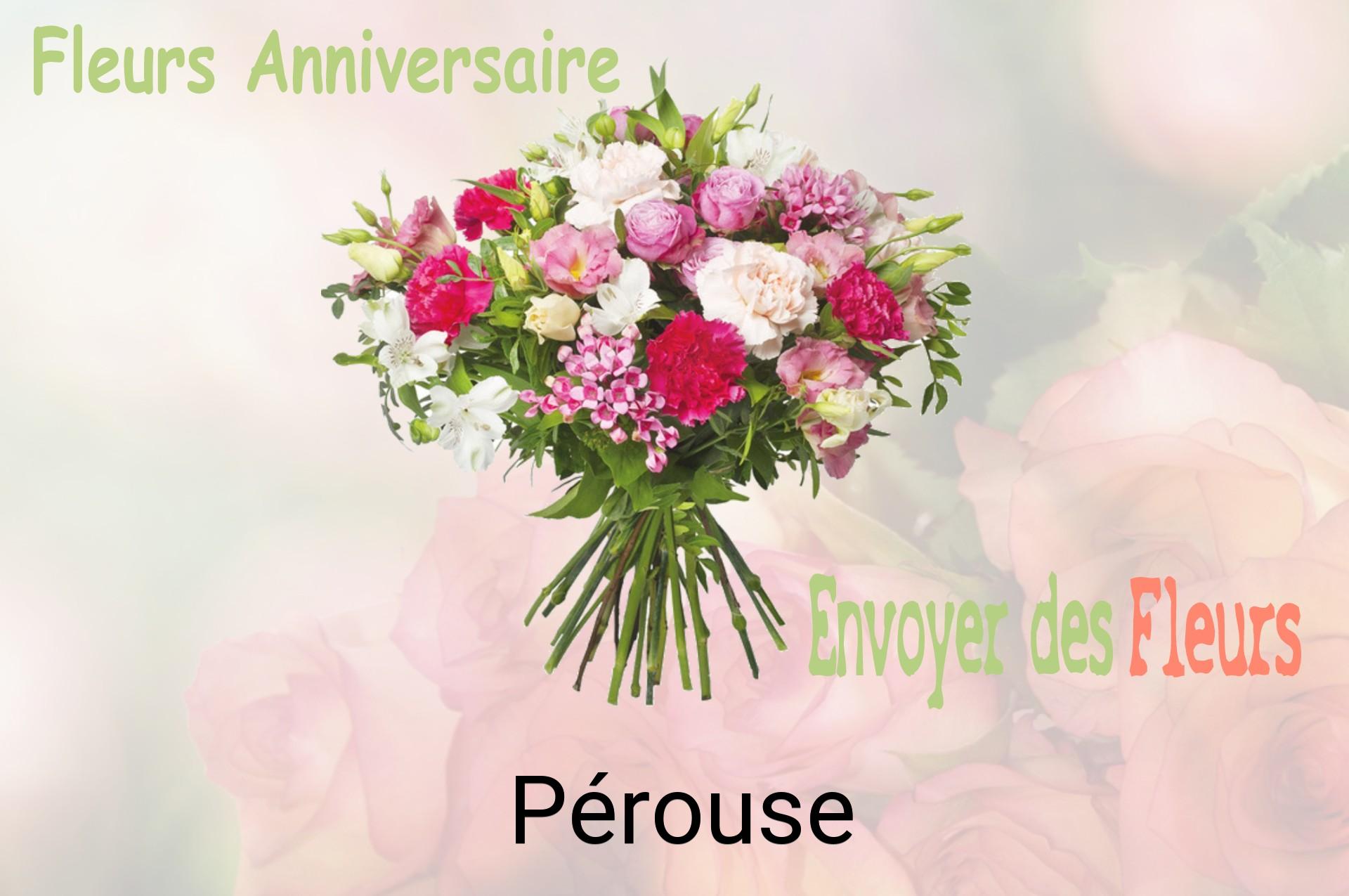 Bouquet de fleurs d’anniversaire livré à Pérouse