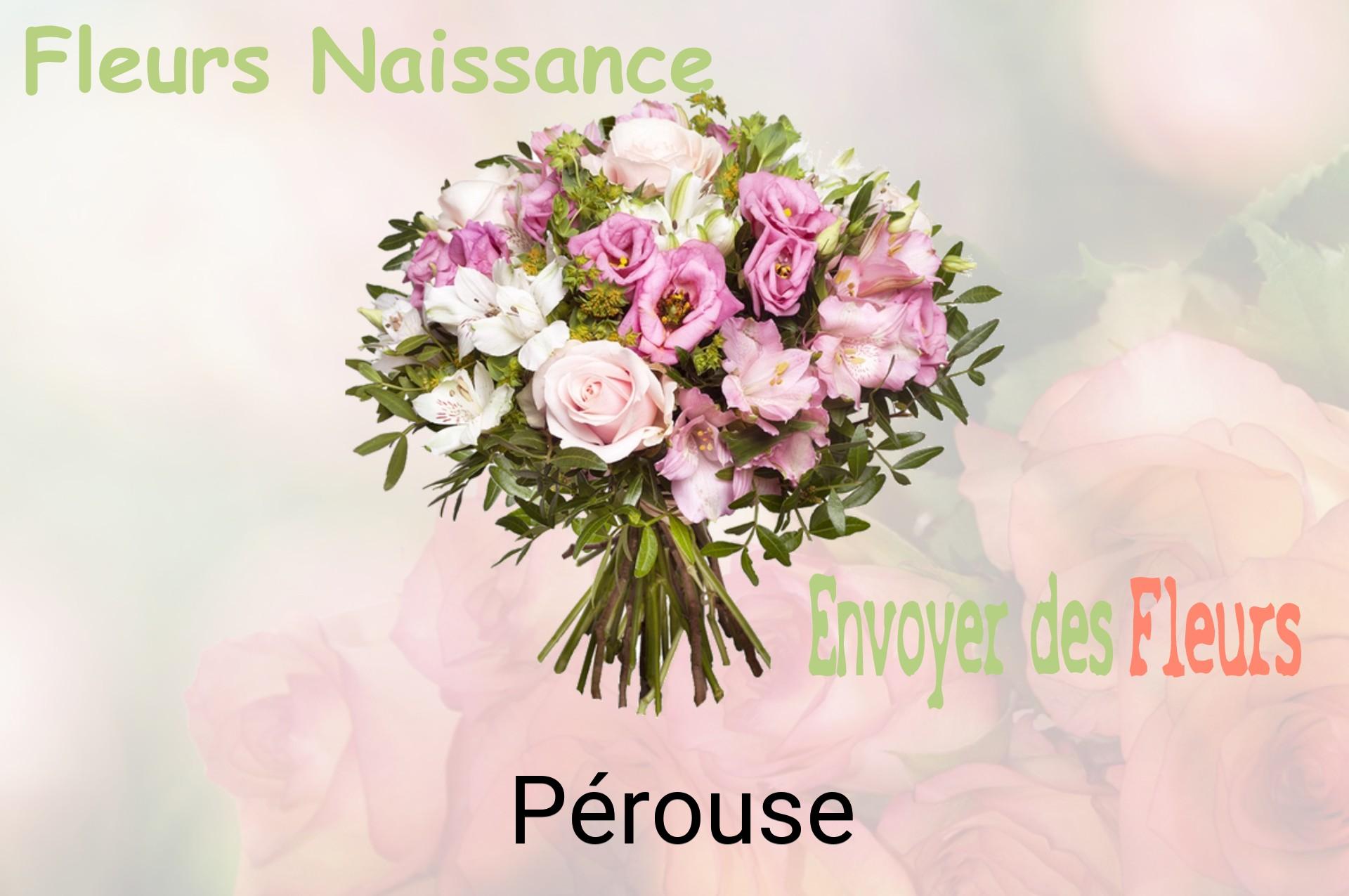 Bouquet de fleurs de naissance livré à Pérouse